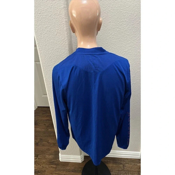 Adidas KU University Of Kansas Jayhawks Basketaball Long Sleeve Athletic Shirt M - Picture 4 of 7